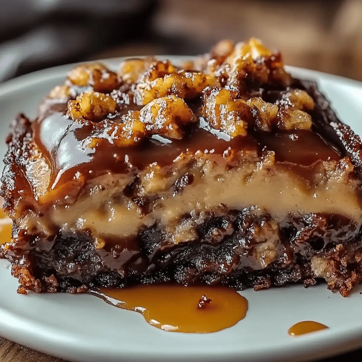 Chocolate Caramel Dump Cake