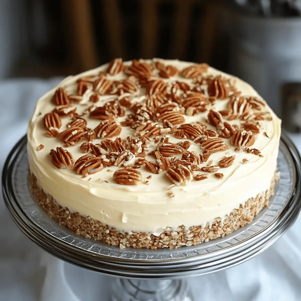 Browned Butter Pecan Cheesecake