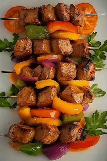 Fajita Steak Kabobs