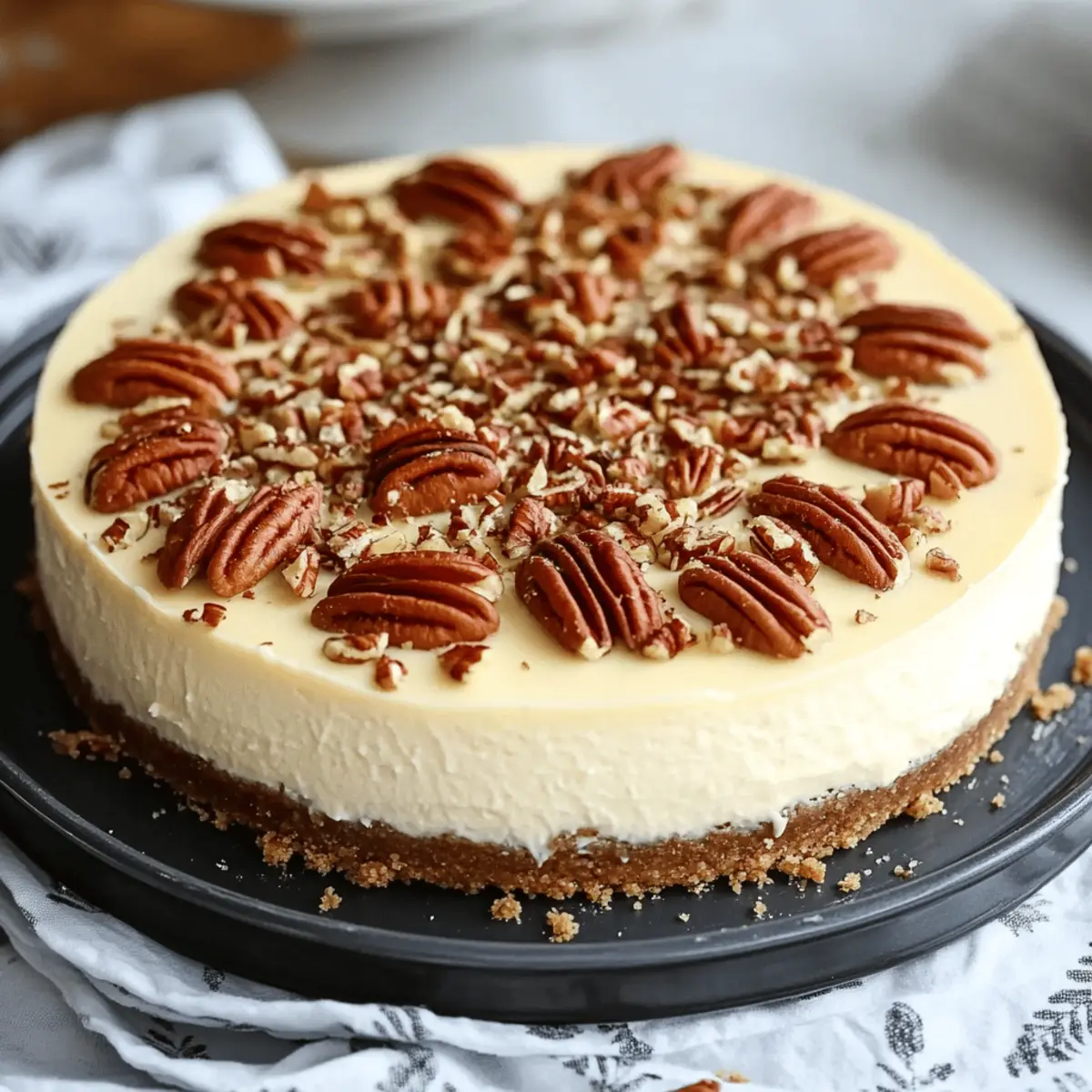 Browned Butter Pecan Cheesecake