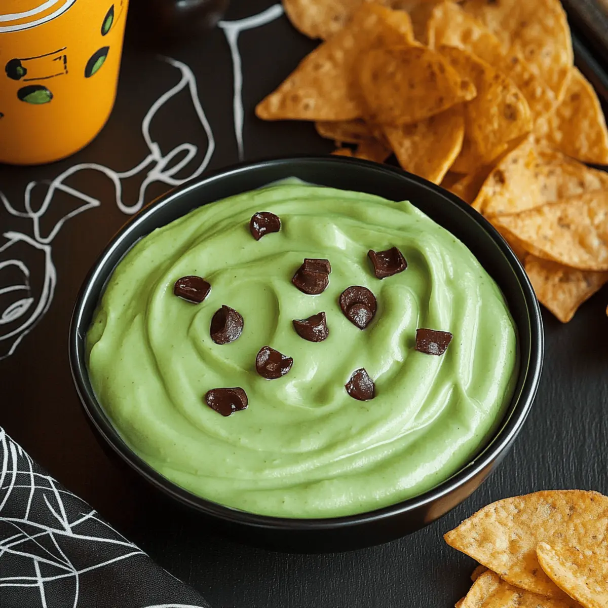 Witch’s Brew Salsa Verde & Cream Dip