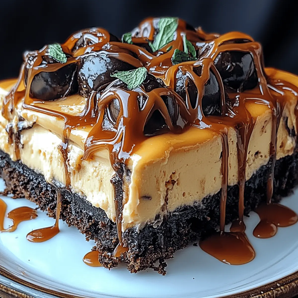 Milky Way Caramel Cheesecake Brownies
