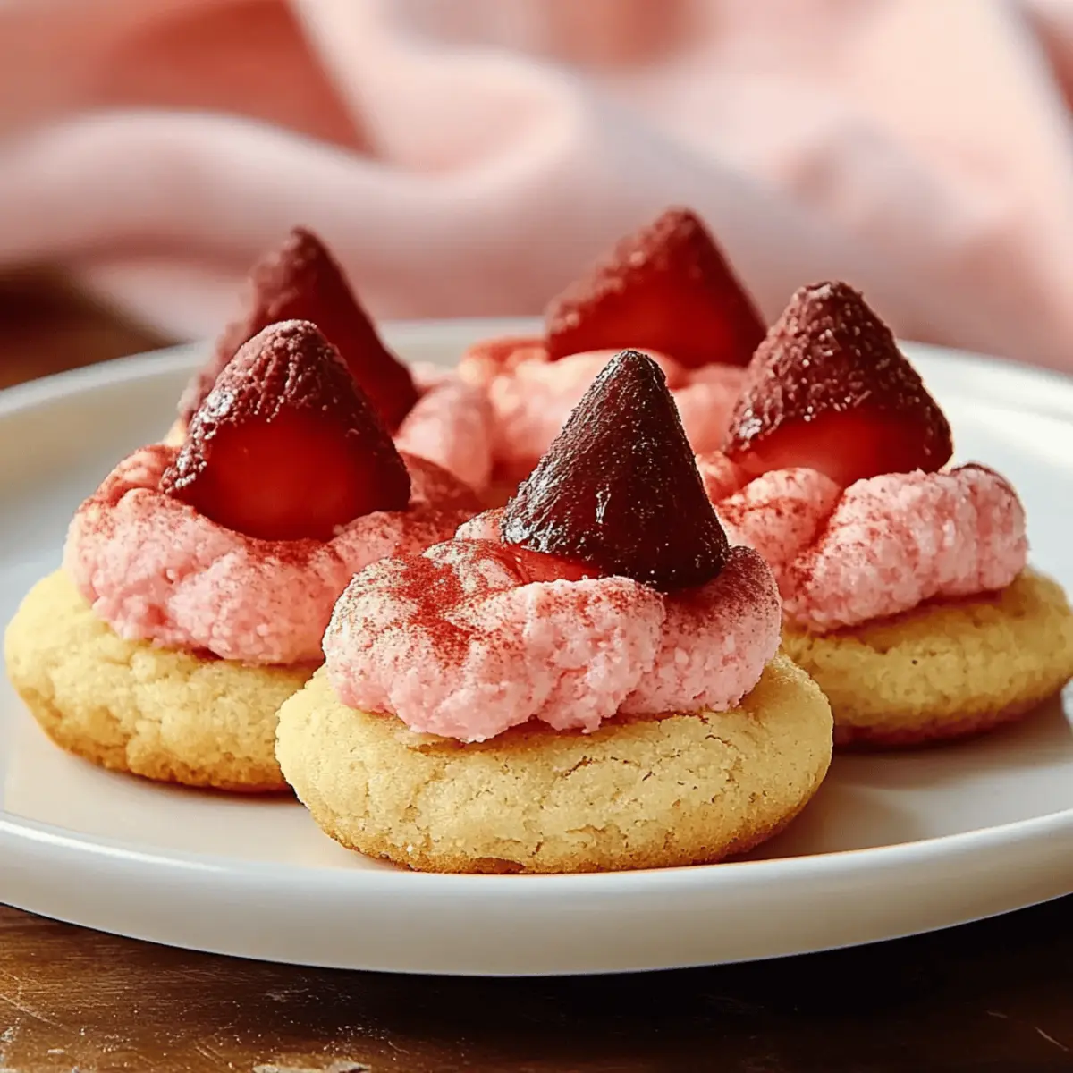 Strawberry Kiss Cookies