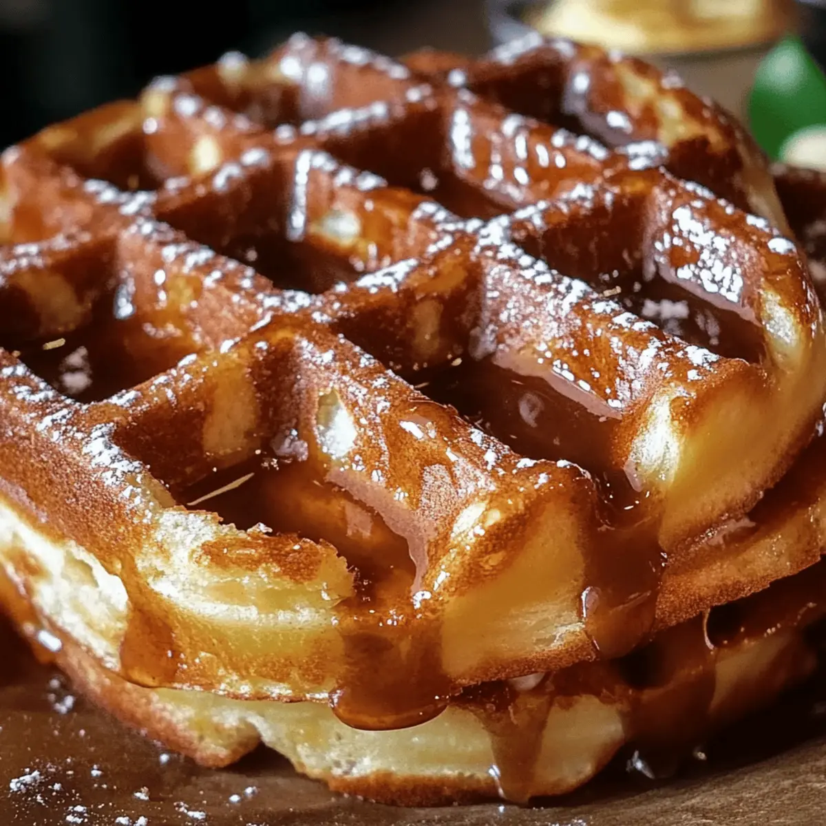 Apple Fritter Waffle Donuts