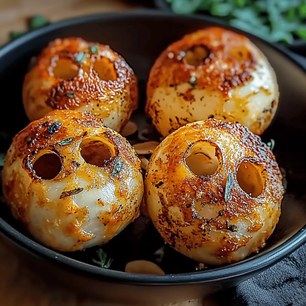 Spooky Skull Potatoes