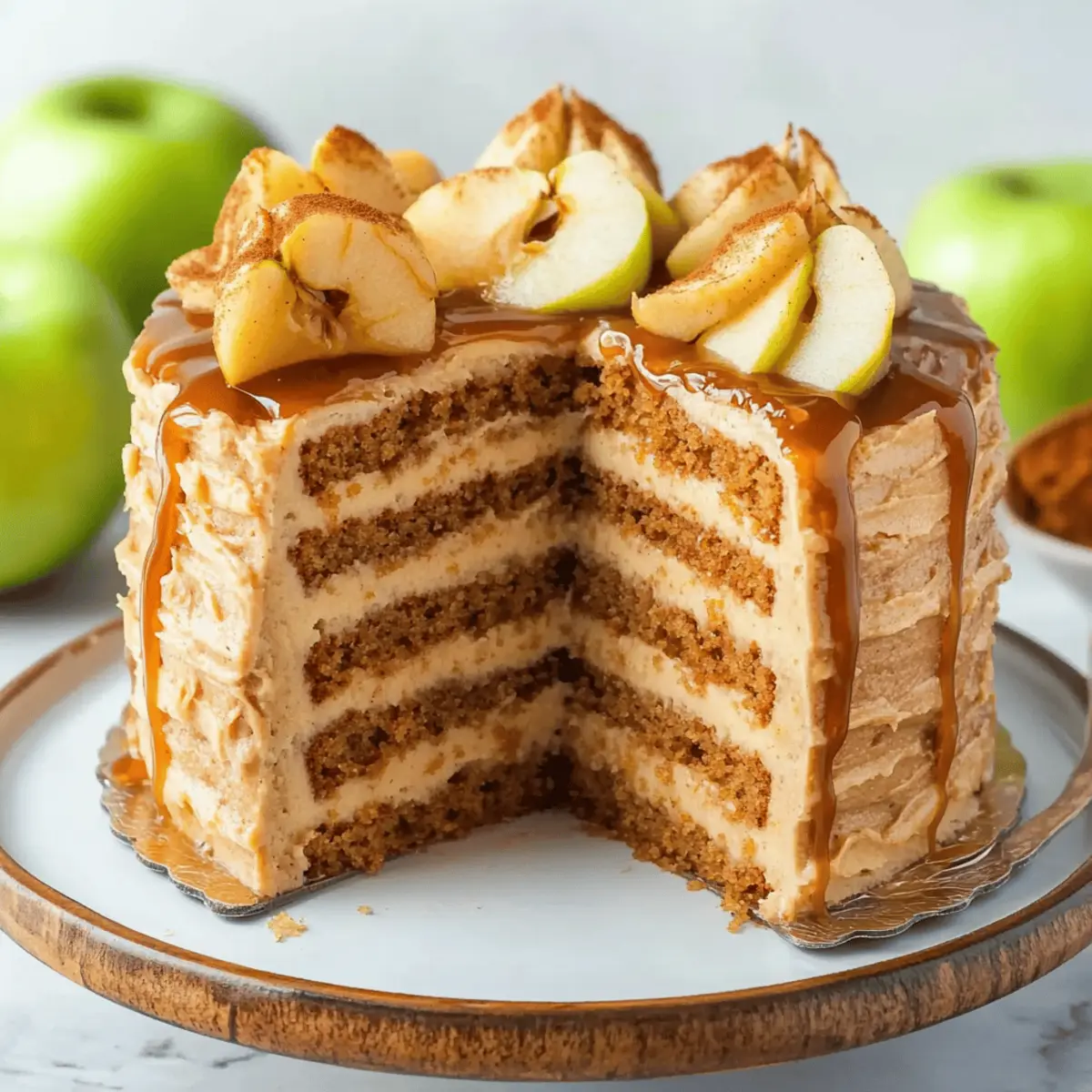 Caramel Apple Spice Cake