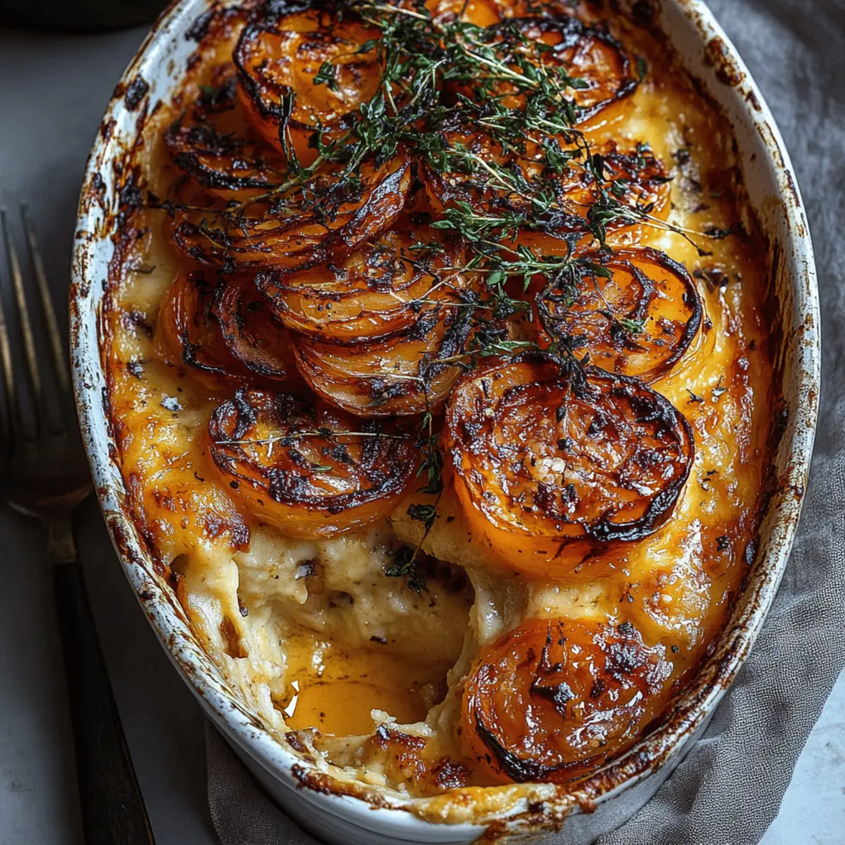 Cheesy Root Vegetable Gratin