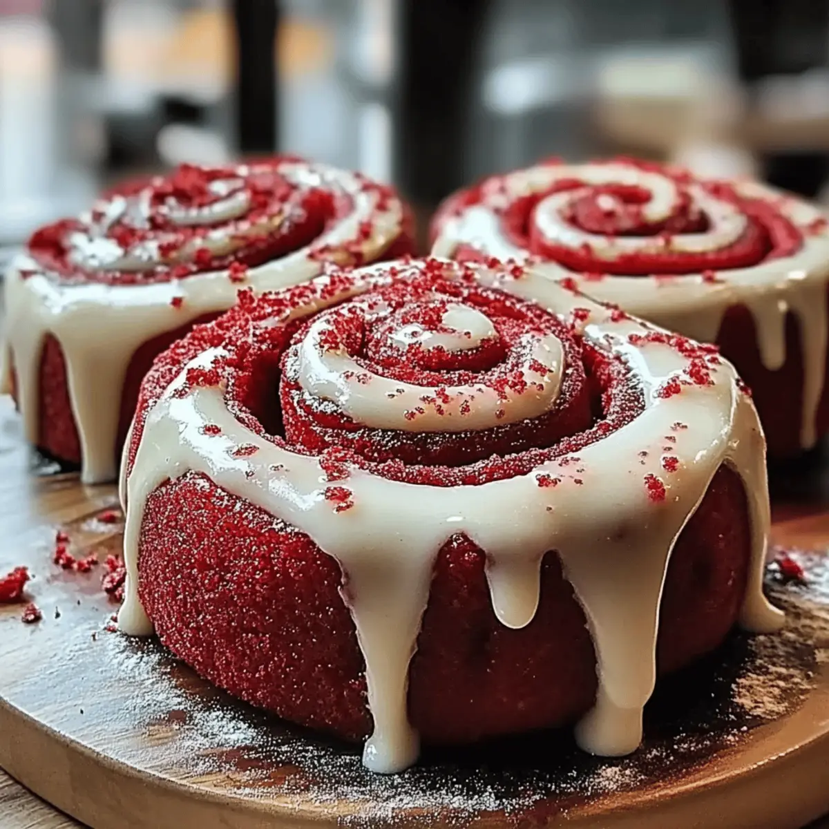 Red Velvet Cinnamon Rolls