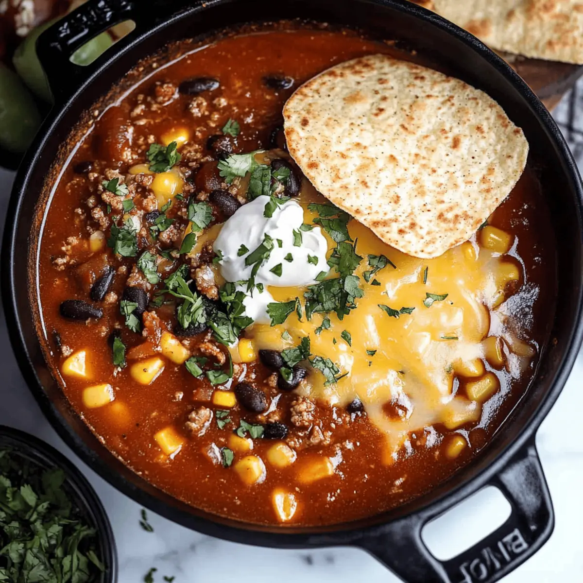 Beef Taco Soup