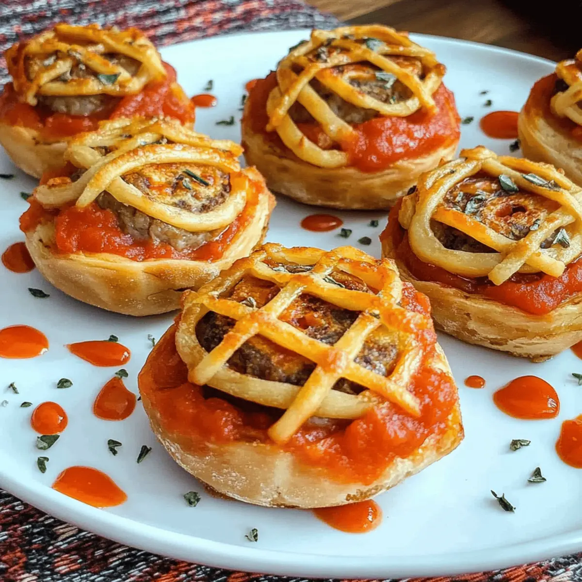 Halloween Mummy Meatballs