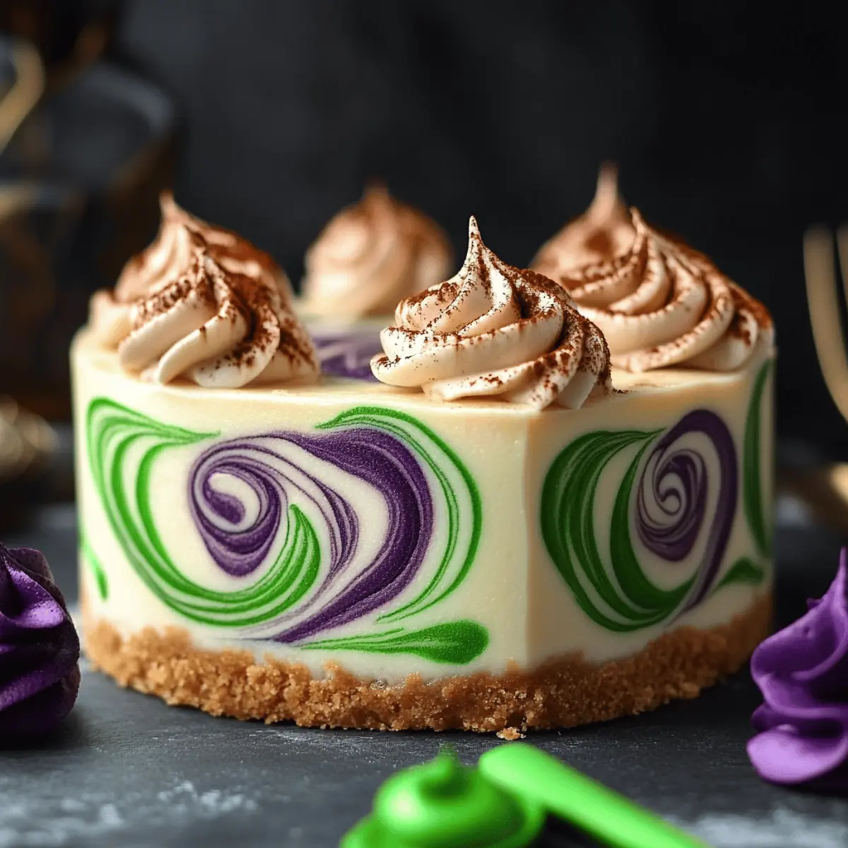 Polyjuice Potion Swirl Cheesecake