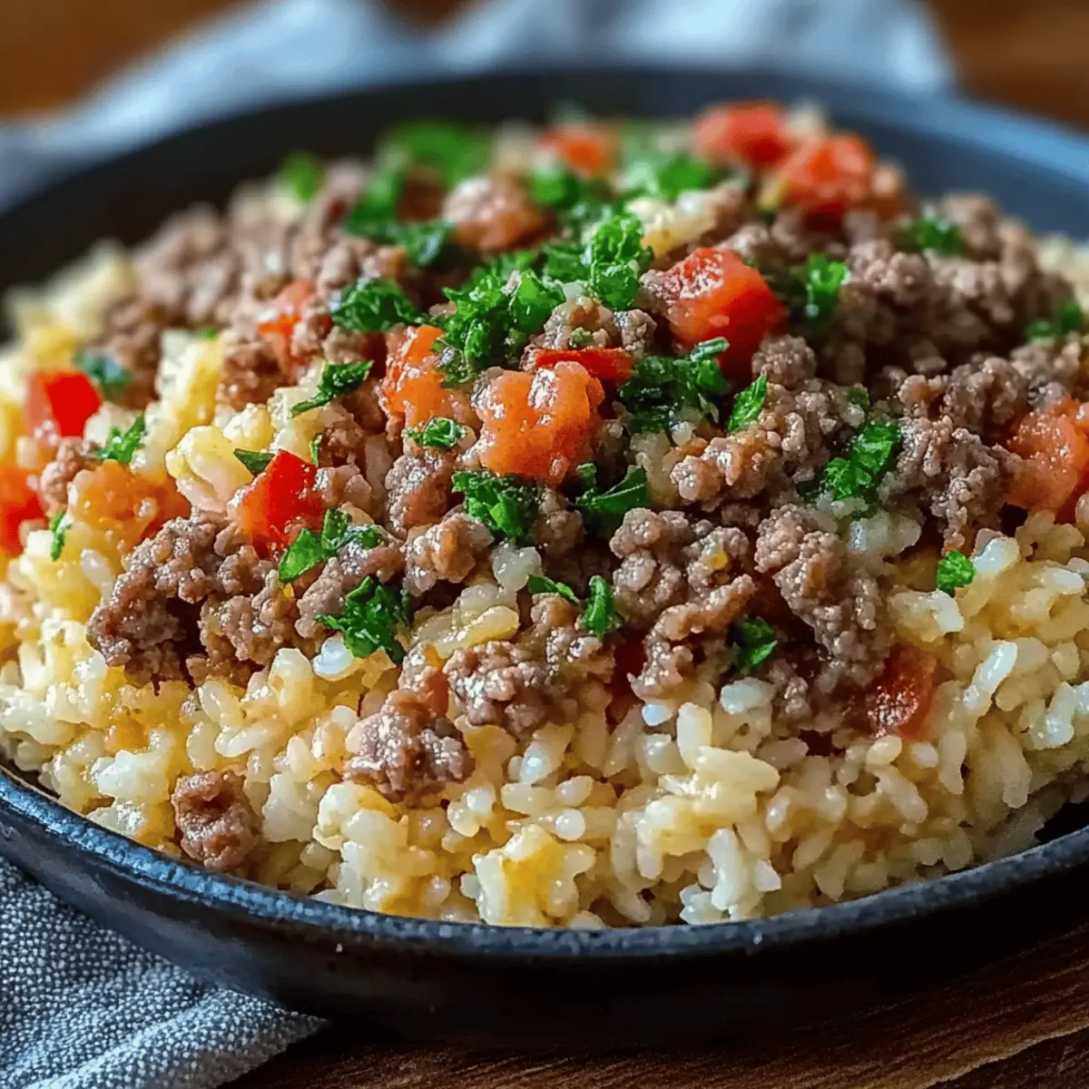 Dirty Rice with Ground Beef