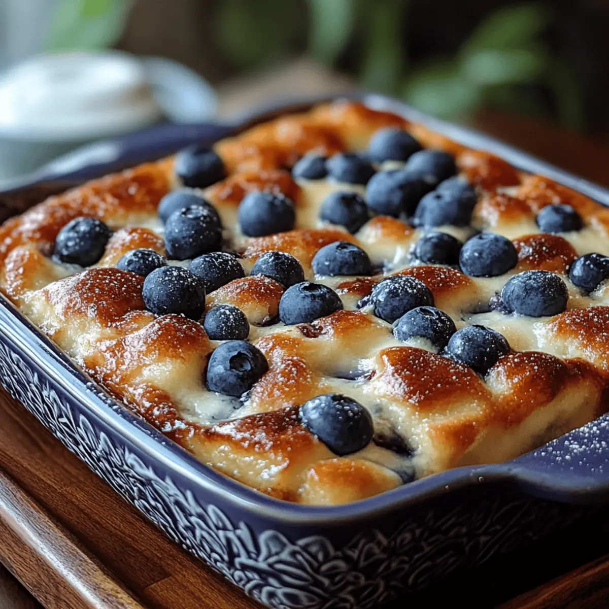 Blueberry Buttermilk Pancake Casserole