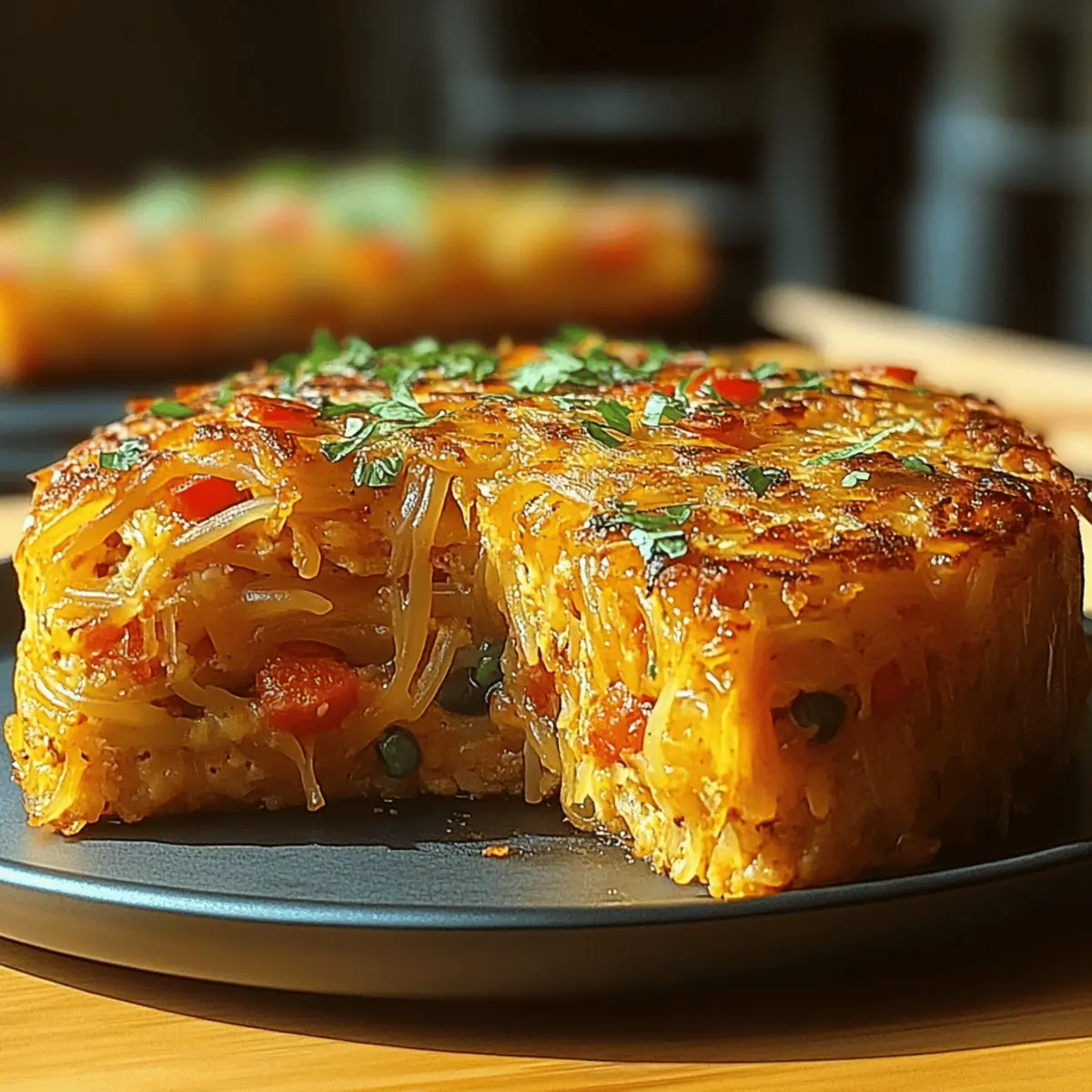Breakfast Veggie Crinkle Cake
