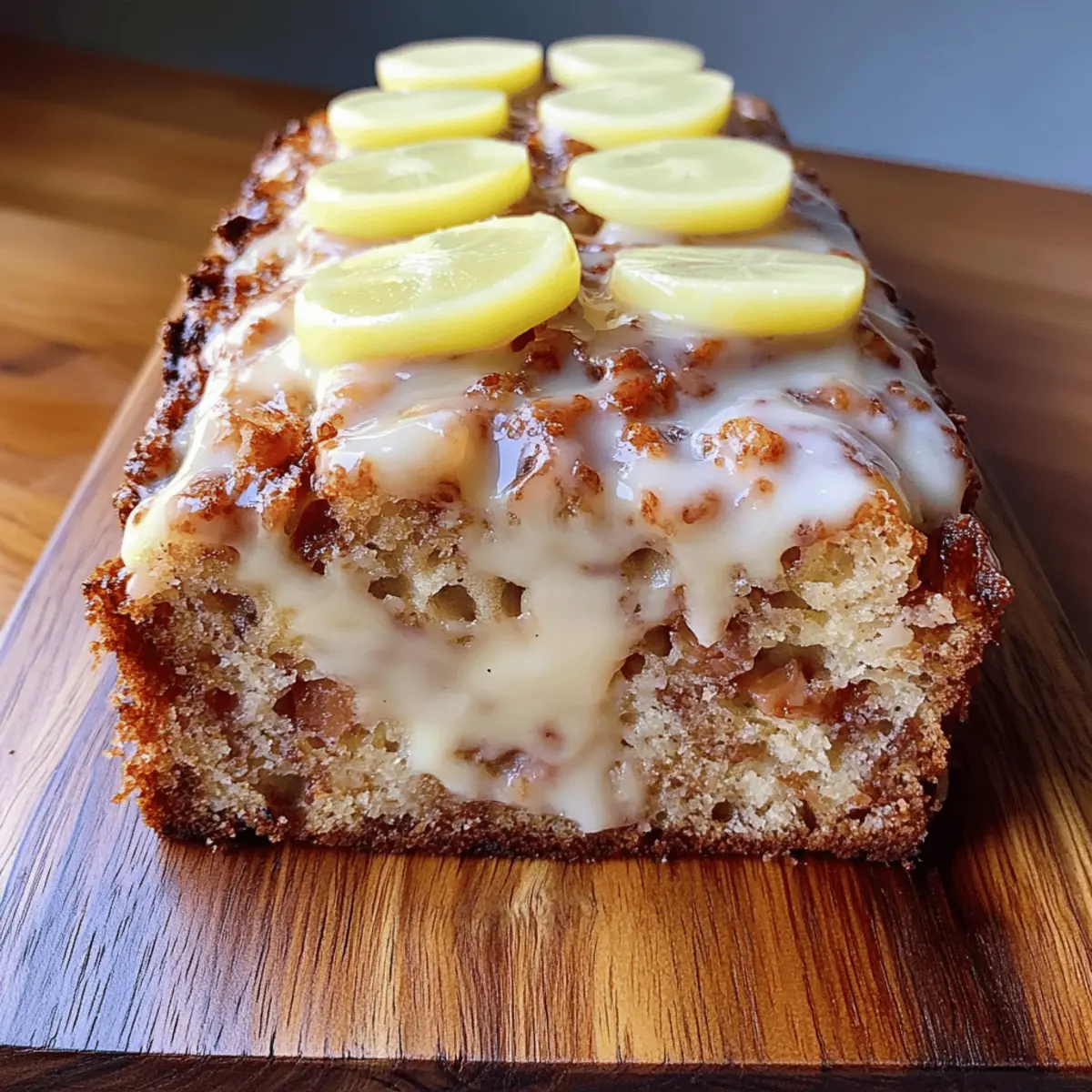 Cinnamon Roll Banana Bread
