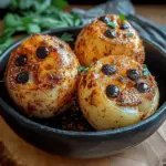 Spooky Skull Potatoes