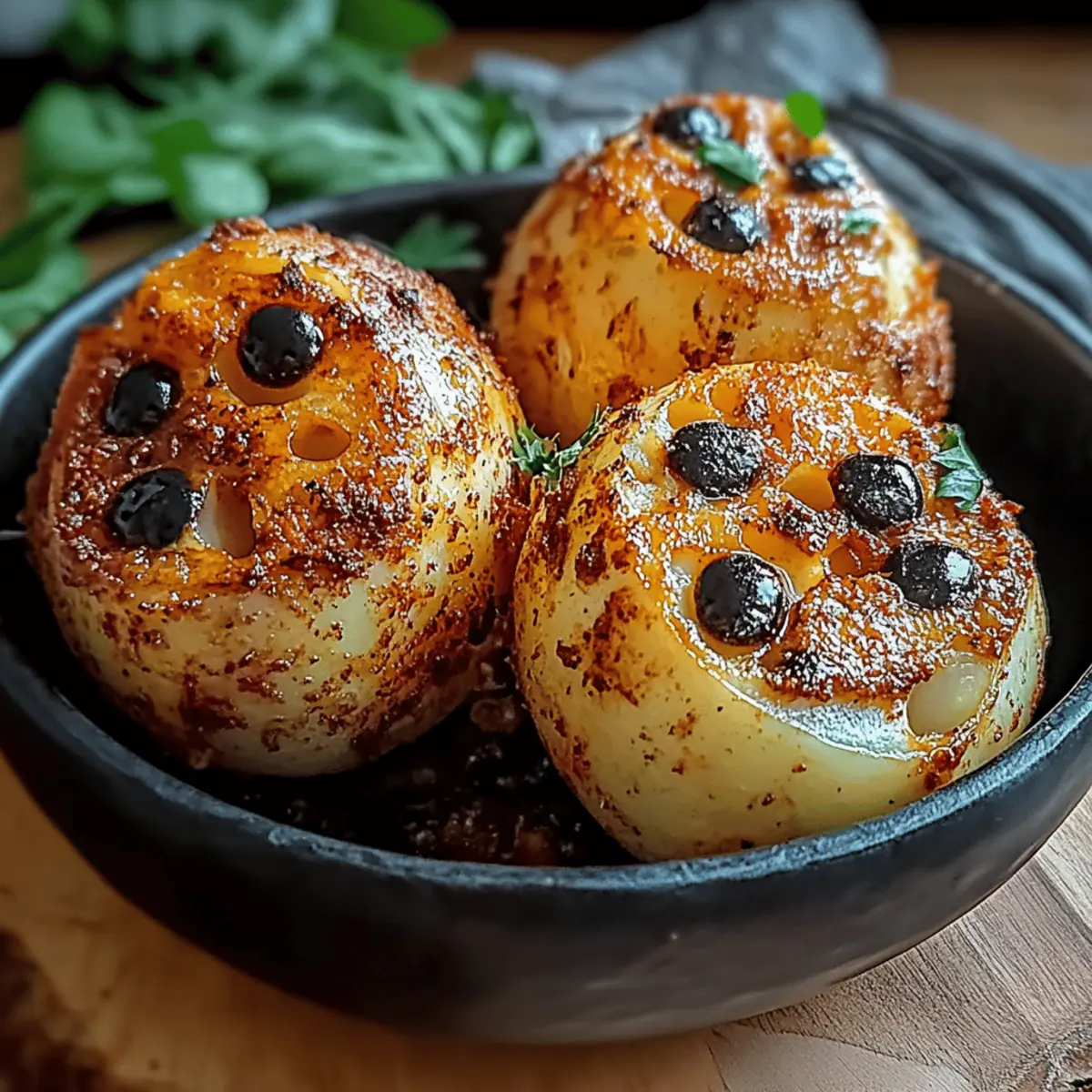 Spooky Skull Potatoes