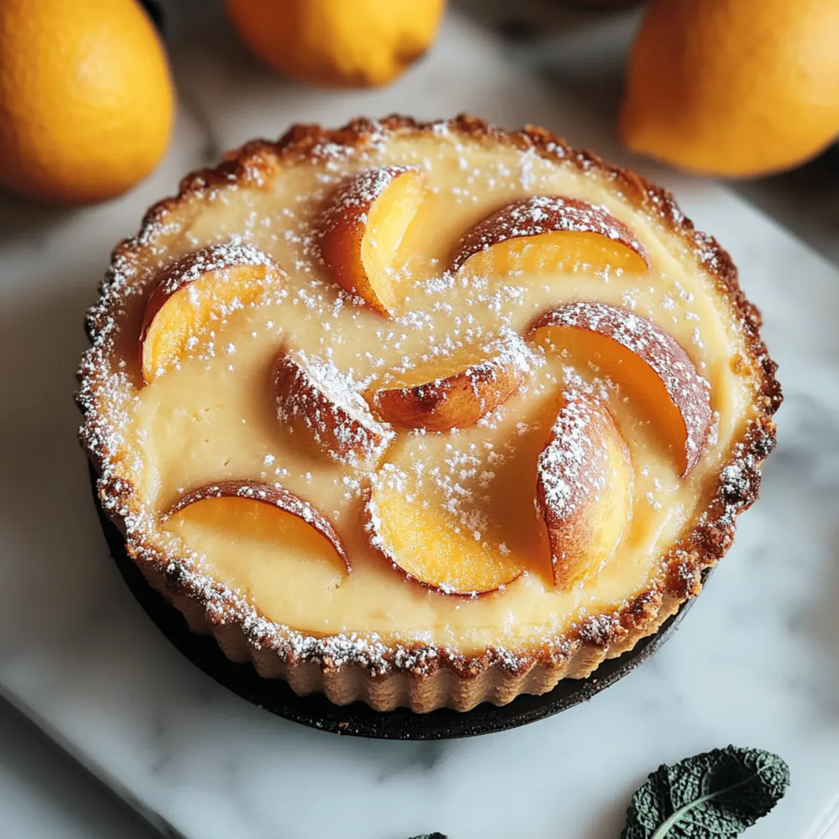 Fresh Peach Cake