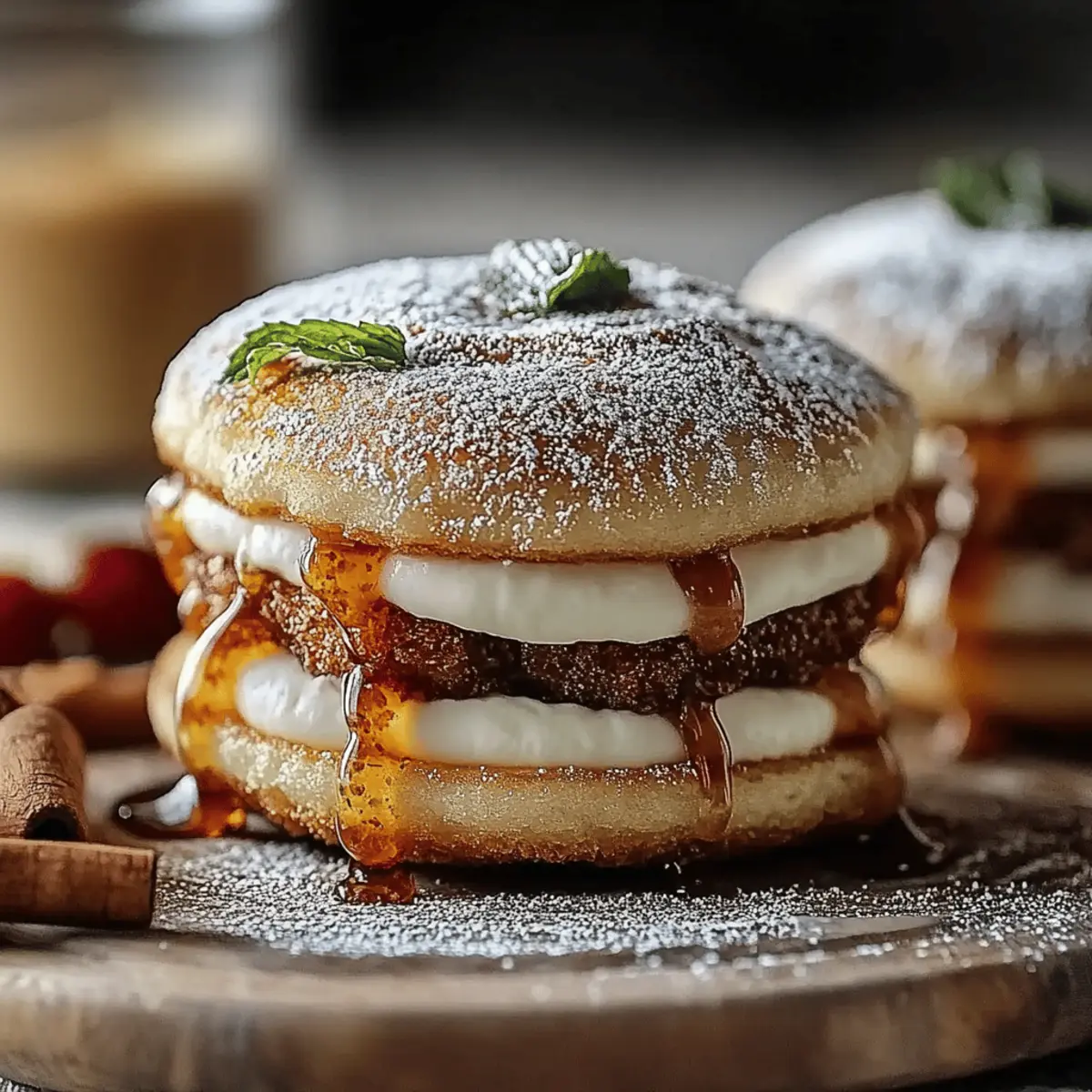 Apple Cider Whoopie Pie Cookies with Caramel