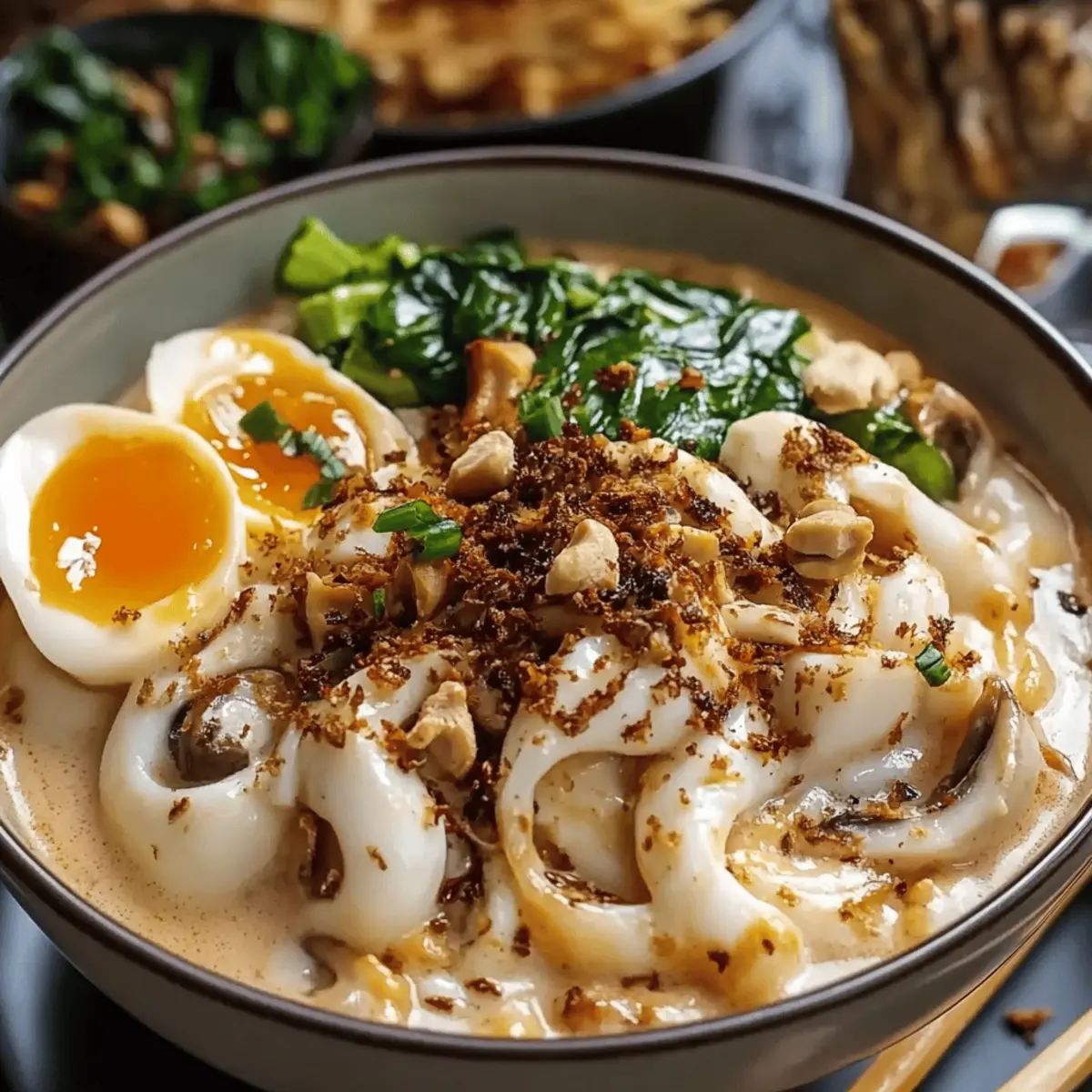 Creamy Miso Udon Soup