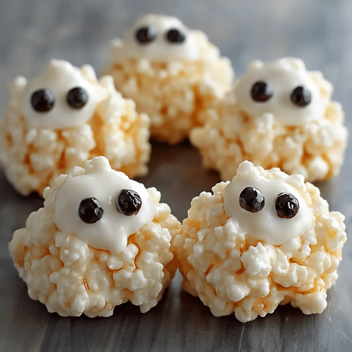 Ghost Popcorn Balls