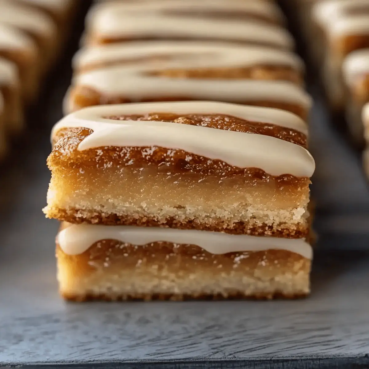 Cinnamon Roll Blondies