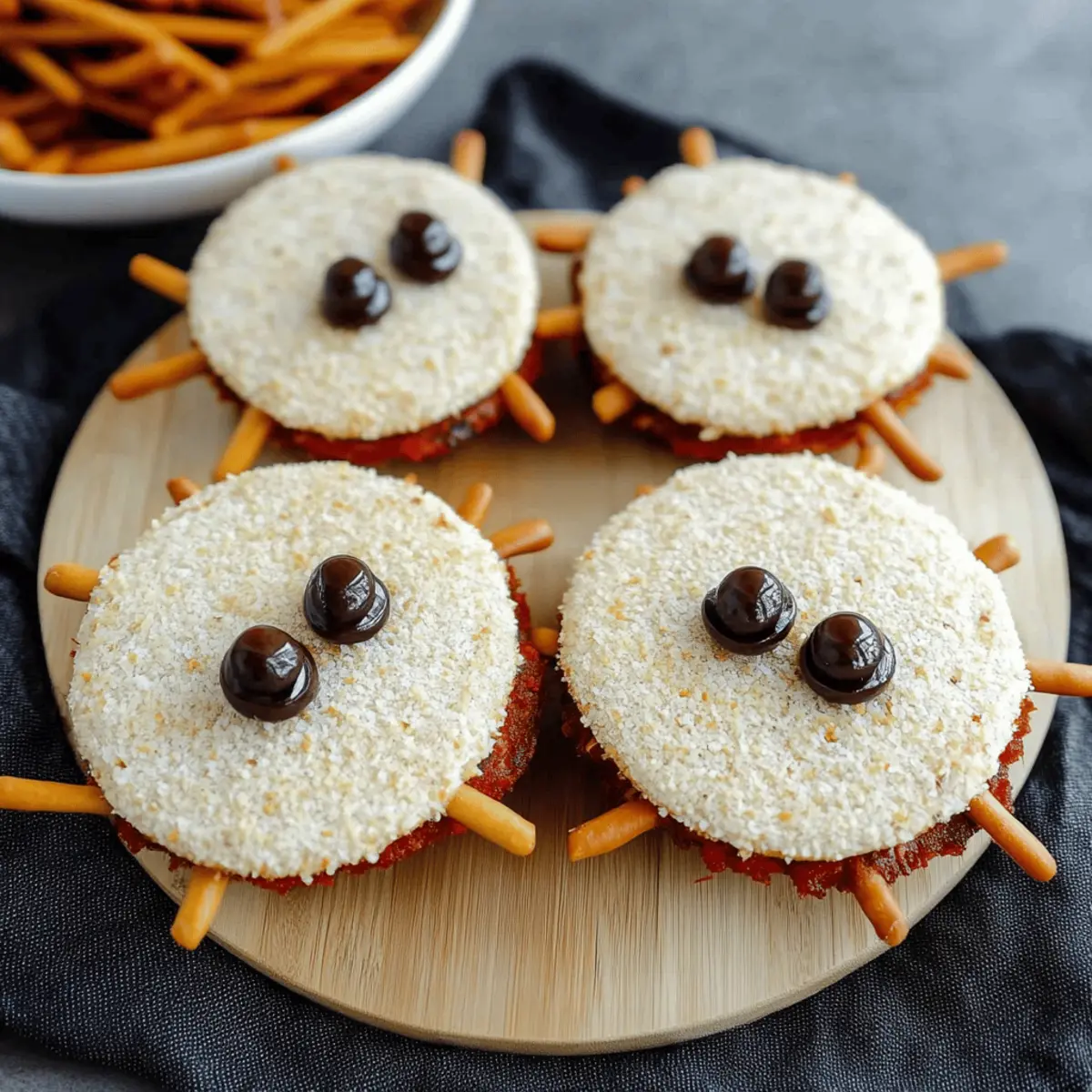 Spooky Spider Sandwiches