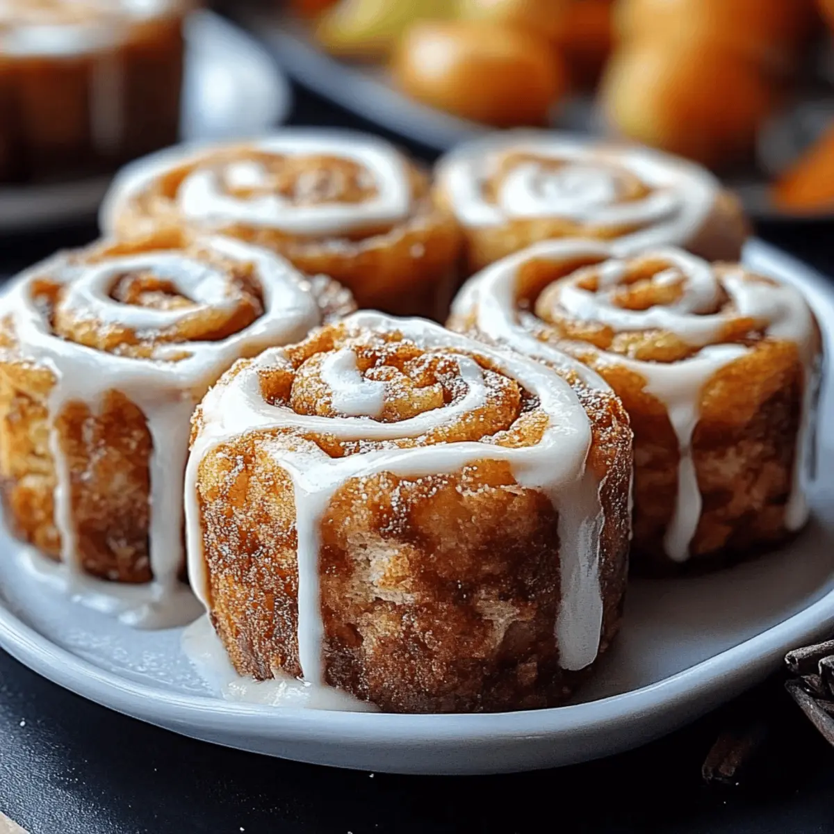 Pumpkin Cinnamon Roll Muffins