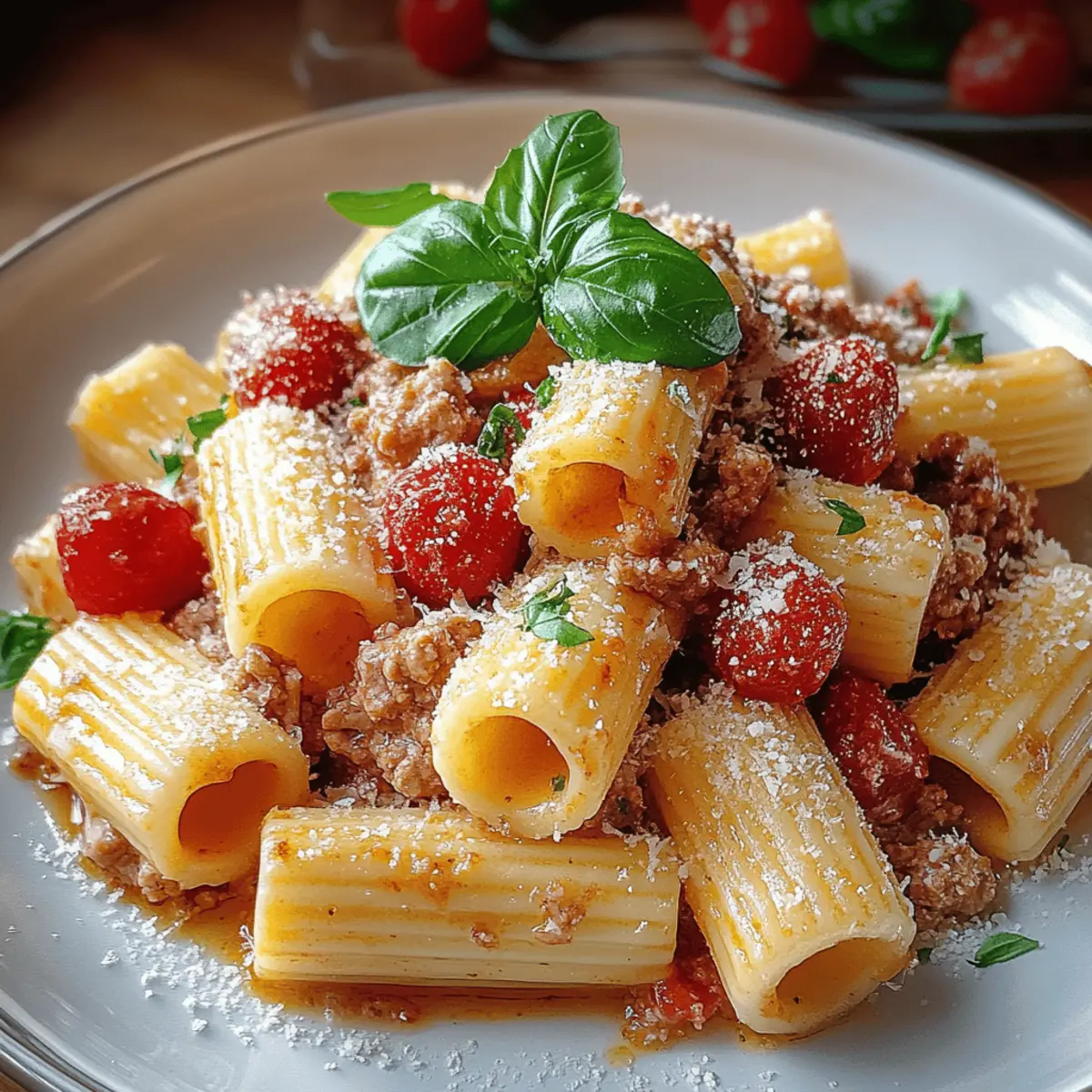 Creamy Italian Sausage Rigatoni