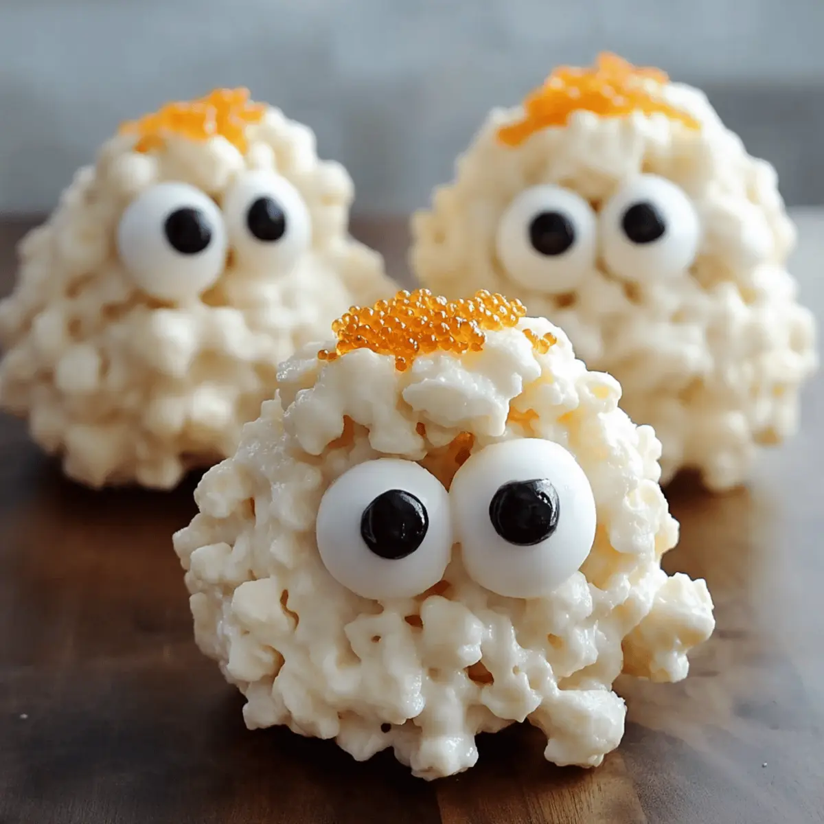 Ghost Popcorn Balls