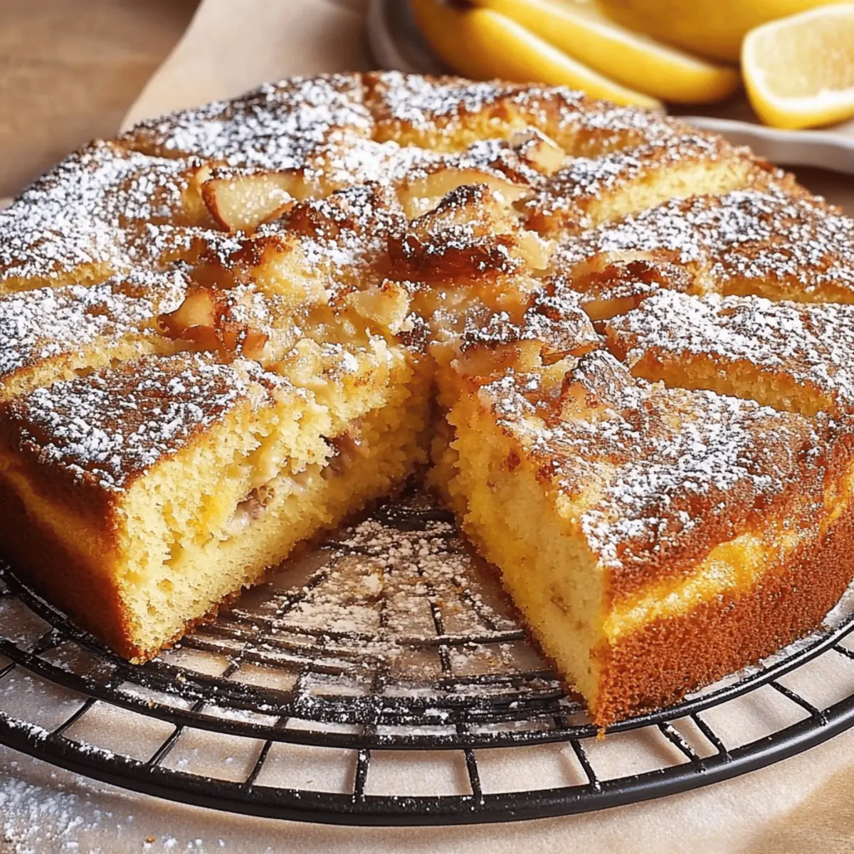 Pear and Almond Cake