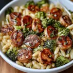 Chicken Sausage and Broccoli Orzo