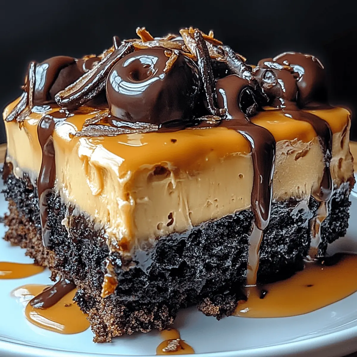 Milky Way Caramel Cheesecake Brownies