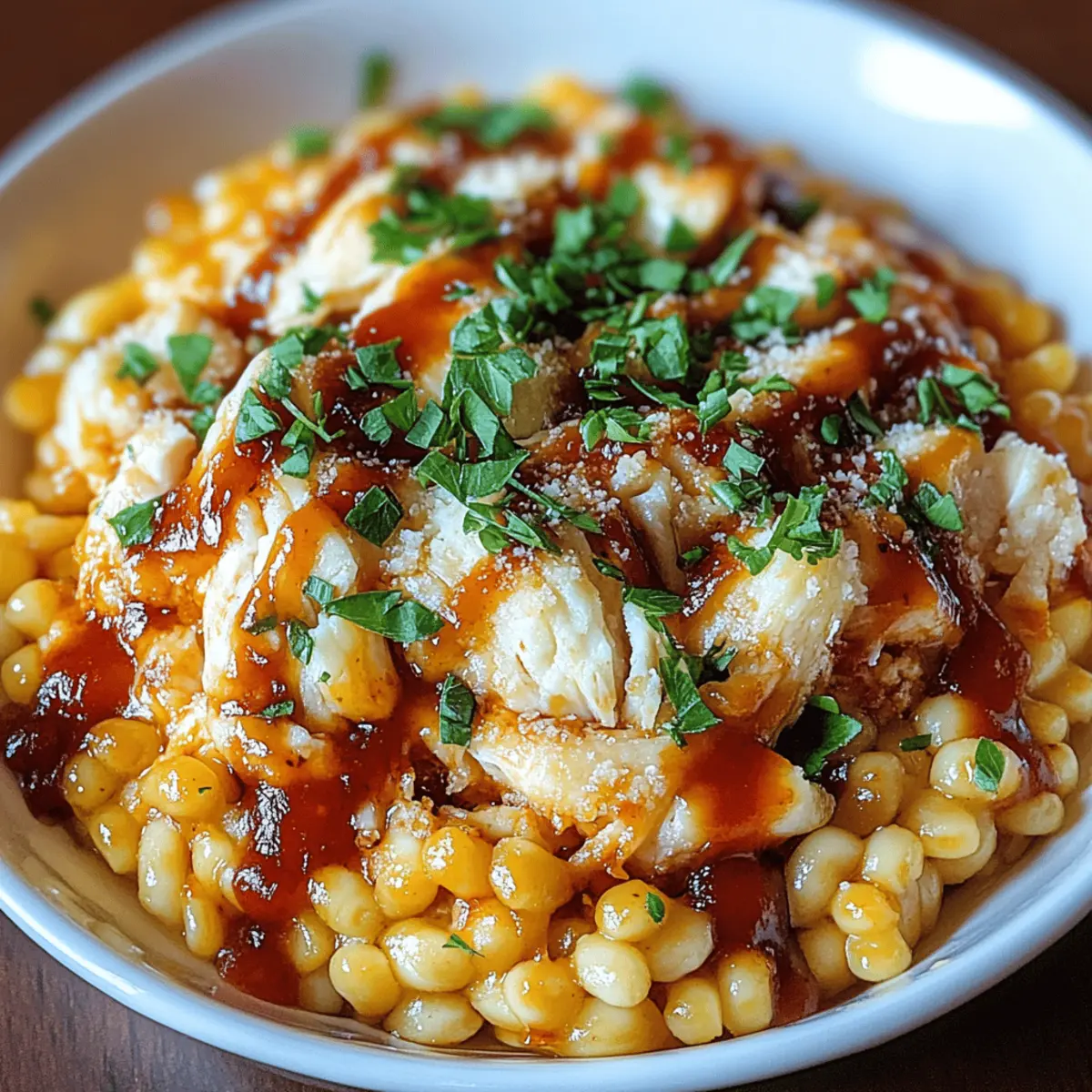 BBQ Chicken Mac and Cheese