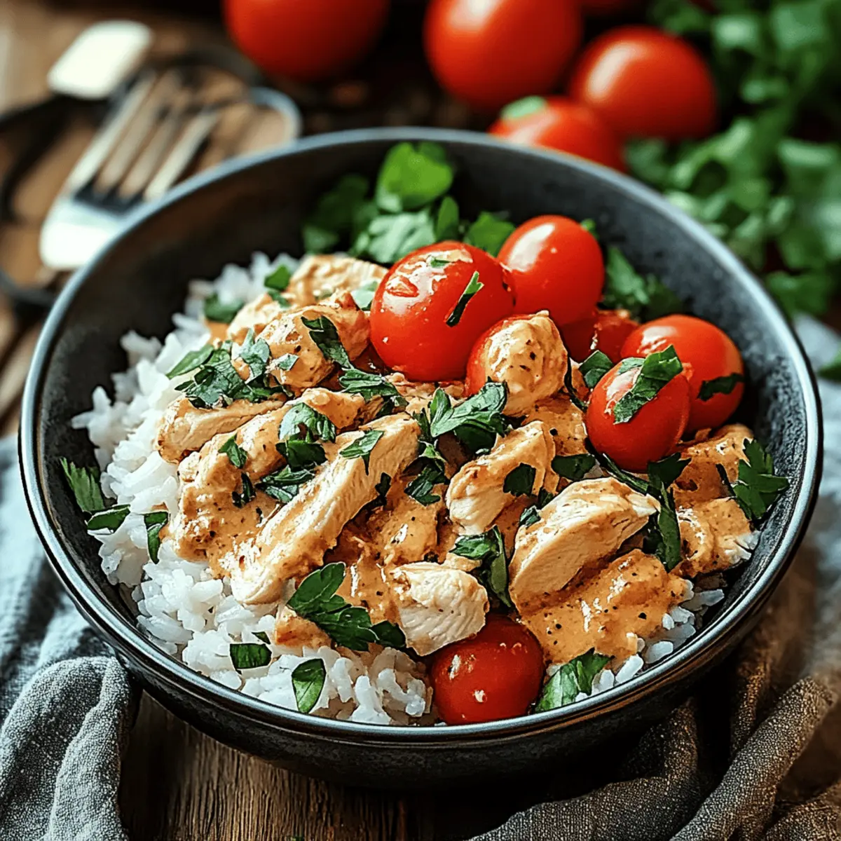 Coconut Chicken Rice Bowl