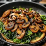Sauteed Mushrooms with Spinach