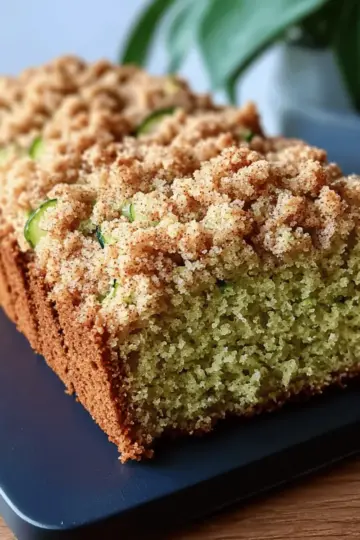 Cinnamon Streusel Topped Zucchini Bread