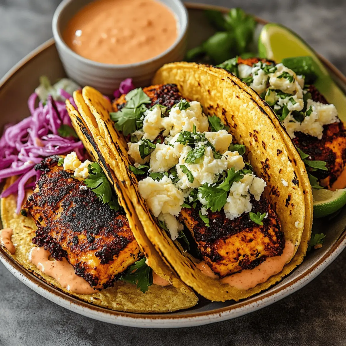 Blackened Fish Tacos