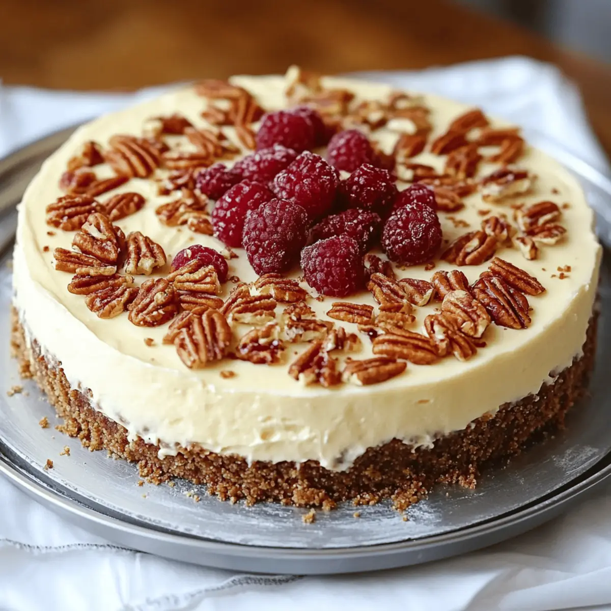 Browned Butter Pecan Cheesecake