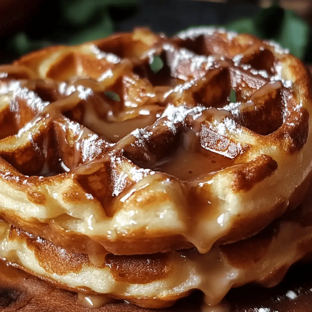 Apple Fritter Waffle Donuts