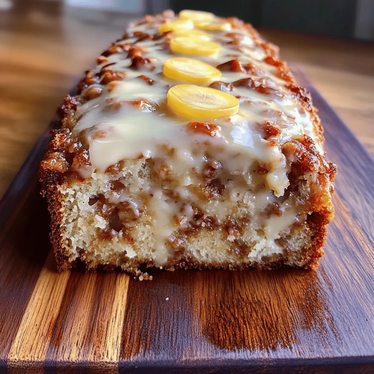 Cinnamon Roll Banana Bread