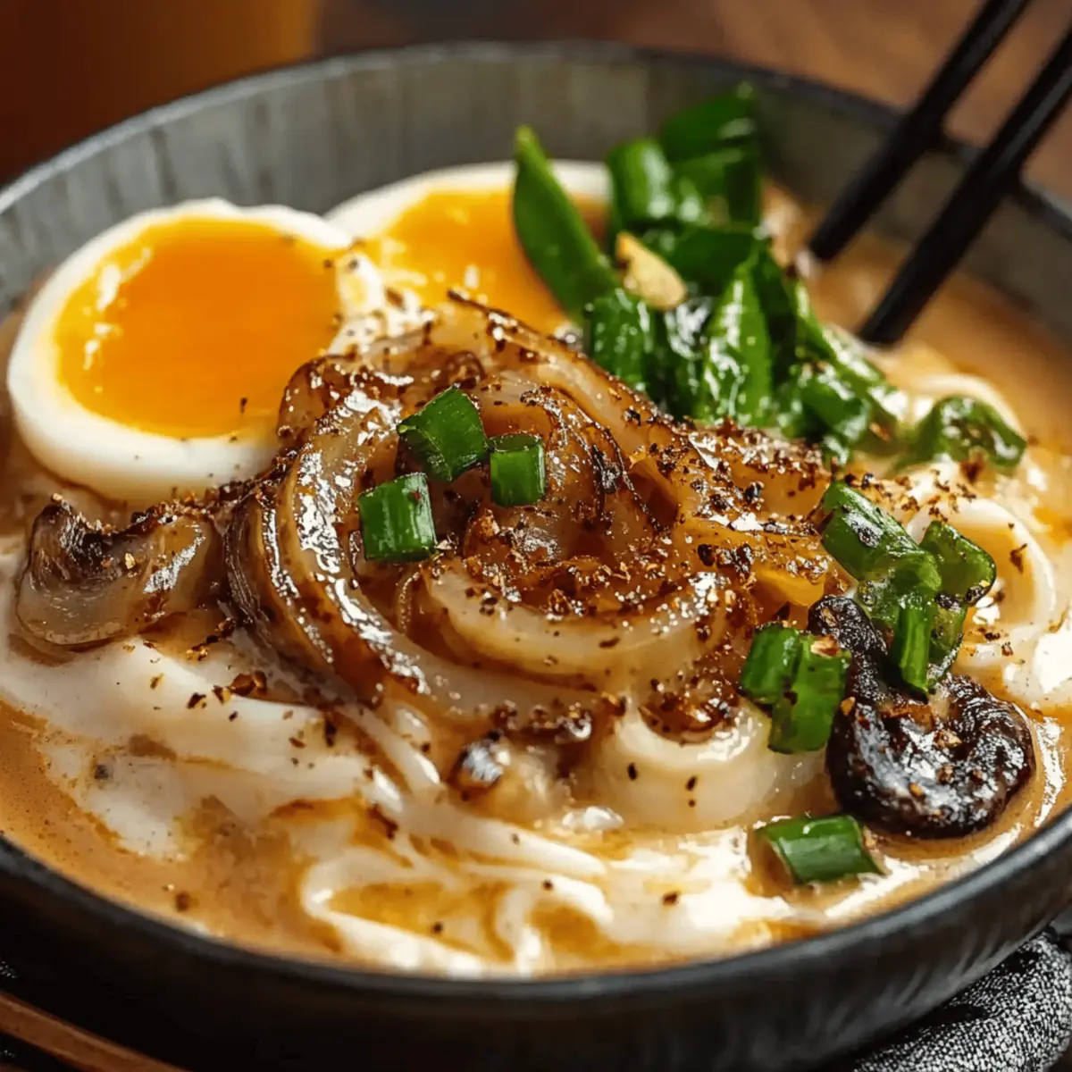 Creamy Miso Udon Soup