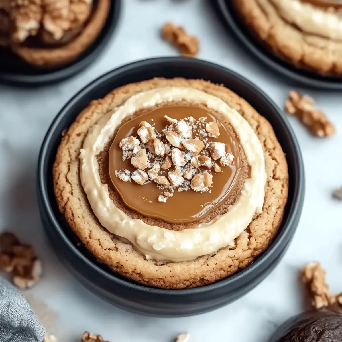 Salted Caramel Cheesecake Cookies