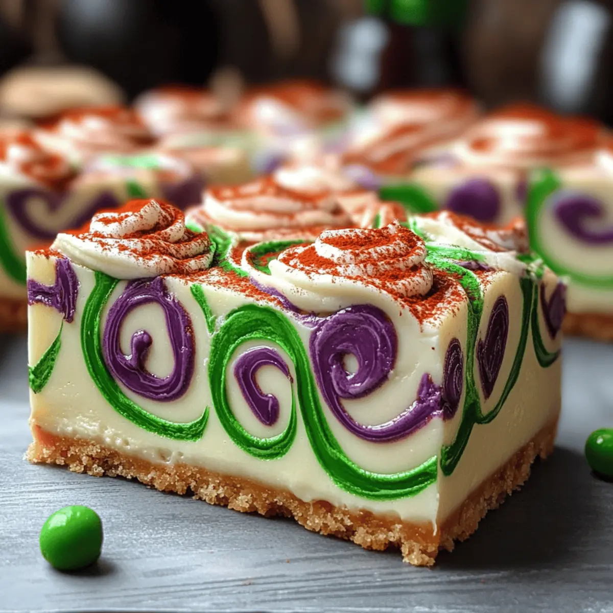 Polyjuice Potion Swirl Cheesecake