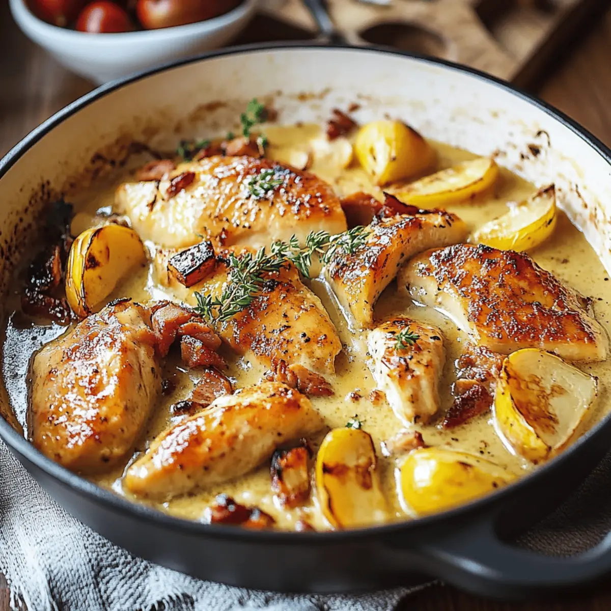 French Chicken Casserole a la Normande
