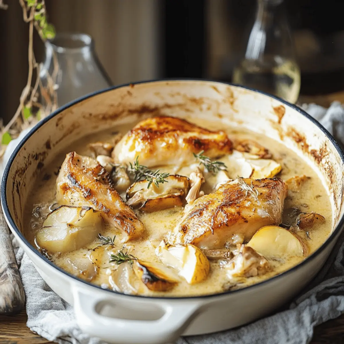 French Chicken Casserole a la Normande