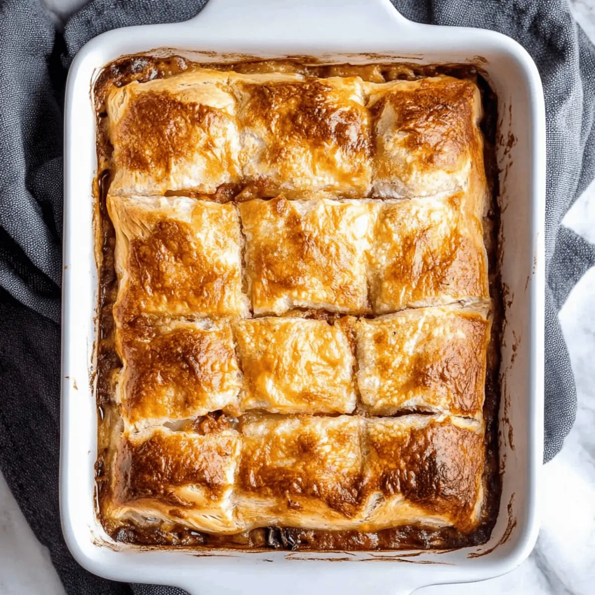 Phyllo Meat Pie
