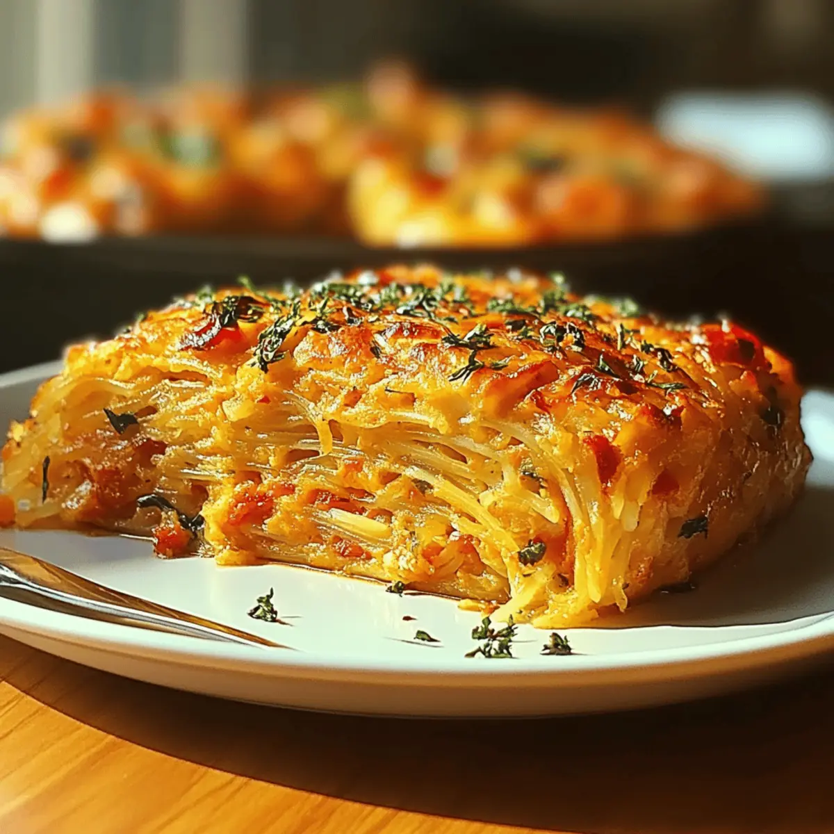 Breakfast Veggie Crinkle Cake