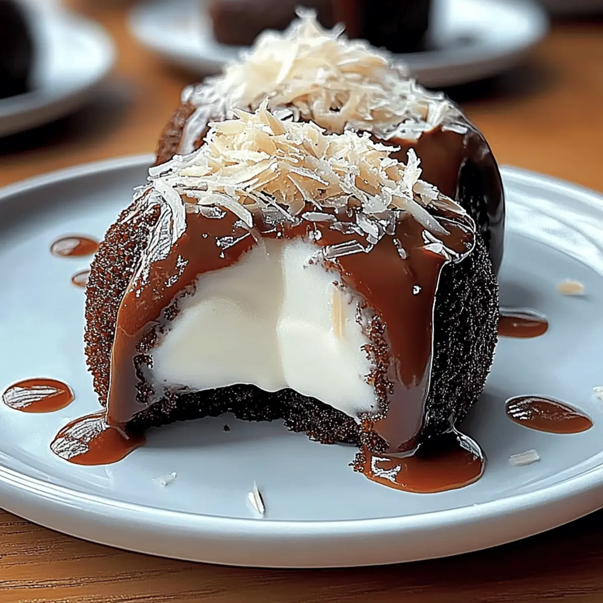Coconut Chocolate Dome