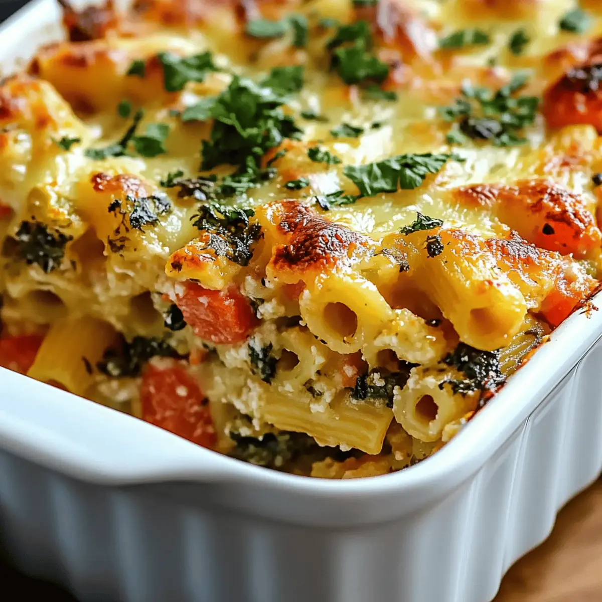 Mediterranean Vegetable Pasta Bake
